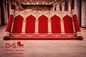 TAPIS DE MOSQUÉE VERT & ROUGE ( 30 m² )